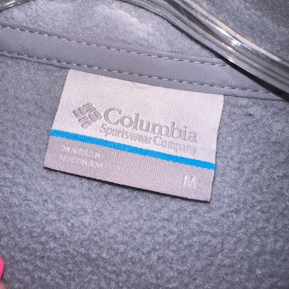 EUC Columbia Size‎ Medium Women's Two-Tone Gray Fleece Pullover - Picture 8 of 10